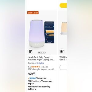 Hatch Rest Plus 2 Sound Machine and Night